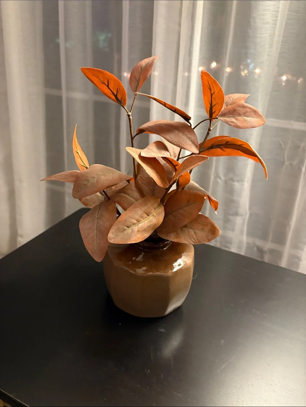 Rust Orange Decorative Faux Plant for Home Accents Hearth and Hand Fall 2025